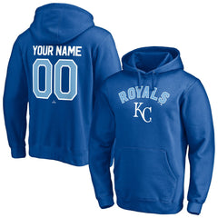 Kansas City Royals Personalized Winning Streak Name & Number Pullover Hoodie Royal