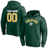 Athletics Personalized Winning Streak Name & Number Pullover Hoodie Green