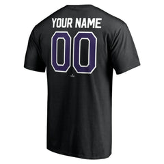 Colorado Rockies Personalized Team Winning Streak Name & Number T-Shirt Black