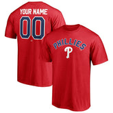 Philadelphia Phillies Personalized Team Winning Streak Name & Number T-Shirt Red