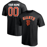 San Francisco Giants Personalized Team Winning Streak Name & Number T-Shirt Black