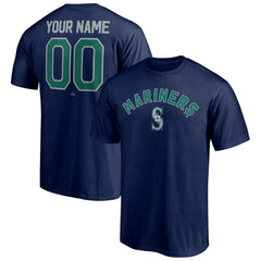 Seattle Mariners Personalized Team Winning Streak Name & Number T-Shirt Navy