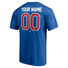 Texas Rangers Personalized Team Winning Streak Name & Number T-Shirt Royal