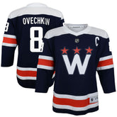 Alexander Ovechkin Washington Capitals Youth 2020/21 Alternate Replica Player Jersey - Navy Jerseys