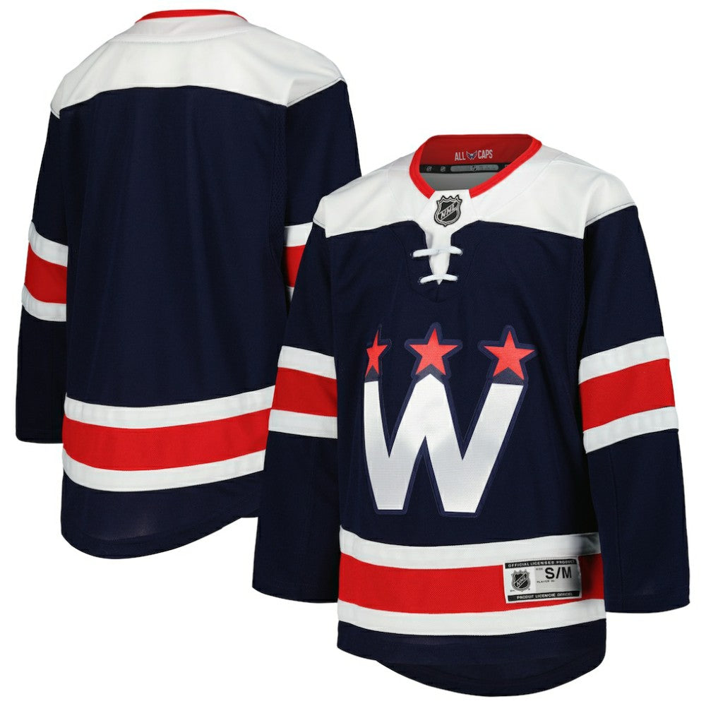 Washington Capitals Youth 2020/21 Alternate Premier Jerseys - Navy Jerseys