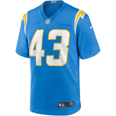 Michael Davis Los Angeles Chargers Game Jersey - Powder Blue for sale