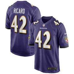 Patrick Ricard Baltimore Ravens Game Jersey - Purple cheap