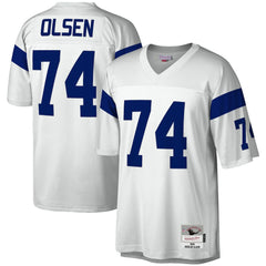 Merlin Olsen Los Angeles Rams Legacy Replica Jersey - White outlet