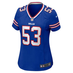 Tyrel Dodson Buffalo Bills Women's Game Jersey - Royal sale
