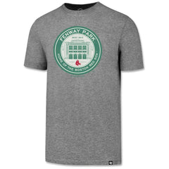 Boston Red Sox Fenway Park Coin Logo Slate Grey T-Shirt Heather Gray