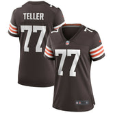 Wyatt Teller Cleveland Browns Women's Game Jersey - Brown for sale
