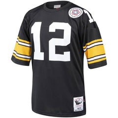 Terry Bradshaw Pittsburgh Steelers Authentic Throwback Retired Player Jersey - Black discount