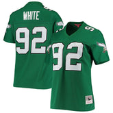 Reggie White Philadelphia Eagles Women's 1990 Legacy Replica Jersey - Kelly Green cheap