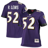Ray Lewis Baltimore Ravens Women's Legacy Replica Team Jersey - Purple discount