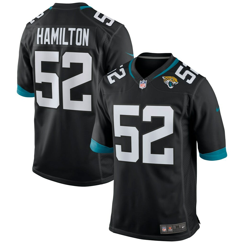 DaVon Hamilton Jacksonville Jaguars Game Jersey - Black sale