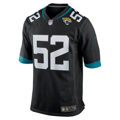 DaVon Hamilton Jacksonville Jaguars Game Jersey - Black sale