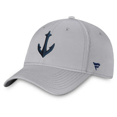 Seattle Kraken Fanatics Secondary Logo Flex Hat - Gray Hats
