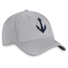 Seattle Kraken Fanatics Secondary Logo Flex Hat - Gray Hats