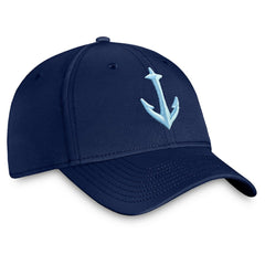 Seattle Kraken Fanatics Secondary Logo Flex Hat - Deep Sea Blue Hats