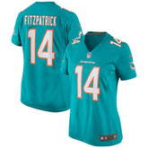 Ryan Fitzpatrick Miami Dolphins Women's Game Jersey - Aqua online