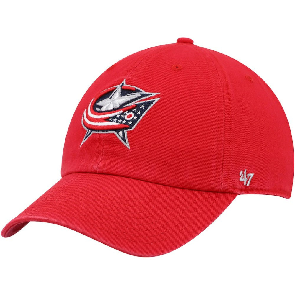 Columbus Blue Jackets '47 Team Clean Up Adjustable Hat - Red Hats