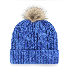 Vancouver Canucks '47 Women's Logo Meeko Cuffed Knit Hat with Pom - Blue Hats