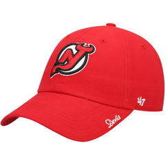 New Jersey Devils '47 Women's Team Miata Clean Up Adjustable Hat - Red Jerseys