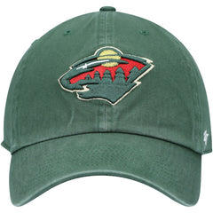 Minnesota Wild '47 Team Clean Up Adjustable Hat - Green Hats