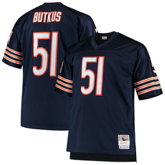 Dick Butkus Chicago Bears Big & Tall 1966 Retired Player Replica Jersey - Navy sale