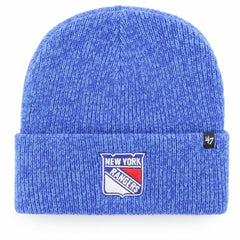 New York Rangers '47 Brain Freeze Cuffed Knit Hat - Blue Hats