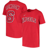 Anthony Rendon Los Angeles Angels Youth Name & Number T-Shirt Red