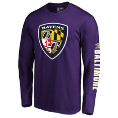 Baltimore Ravens Hometown Long Sleeve T-Shirt - Purple outlet