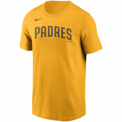 Manny Machado San Diego Padres Name & Number T-Shirt Gold