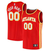 Atlanta Hawks Fast Break Replica Custom Jersey - Icon Edition - Red for sale