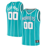 Charlotte Hornets Fast Break Replica Custom Jersey - Icon Edition - Teal for sale