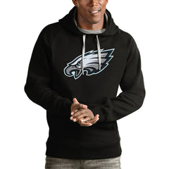 Philadelphia Eagles Antigua Victory Pullover Hoodie - Black outlet