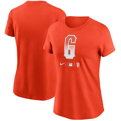 San Francisco Giants Women's City Connect Wordmark T-Shirt Orange