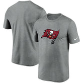 Tampa Bay Buccaneers Logo Essential Legend Performance T-Shirt - Heathered Pewter discount