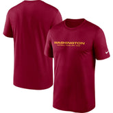 Washington Football Team Logo Essential Legend Performance T-Shirt - Burgundy sale