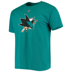 Marc-Edouard Vlasic San Jose Sharks Fanatics Player Name and Number T-Shirt - Teal T-shirts