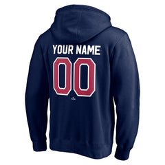 Los Angeles Angels Cooperstown Winning Streak Personalized Name & Number Pullover Hoodie Navy