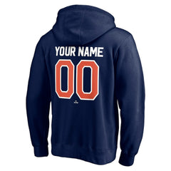 Detroit Tigers Cooperstown Winning Streak Personalized Name & Number Pullover Hoodie Navy
