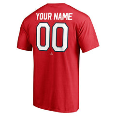 Washington Nationals Cooperstown Winning Streak Personalized Name & Number T-Shirt Red