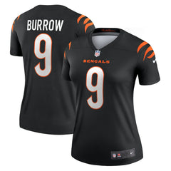 Joe Burrow Cincinnati Bengals Women's Legend Player Performance Top - Black on sale