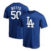 Mookie Betts Los Angeles Dodgers Big & Tall Name & Number T-Shirt Royal