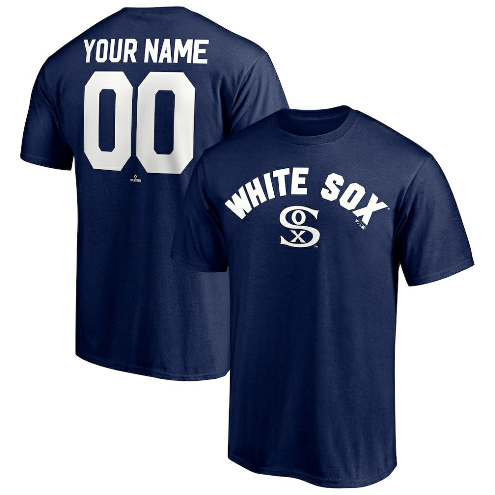 Chicago White Sox Cooperstown Winning Streak Alternate Personalized Name & Number T-Shirt Navy