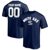 Chicago White Sox Cooperstown Winning Streak Alternate Personalized Name & Number T-Shirt Navy