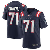 Mike Onwenu New England Patriots Team Game Jersey - Navy sale