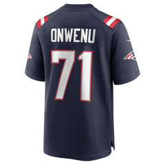 Mike Onwenu New England Patriots Team Game Jersey - Navy sale