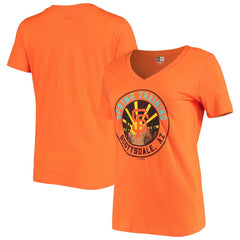 San Francisco Giants Women's Spring Training Circle V-Neck T-Shirt Orange